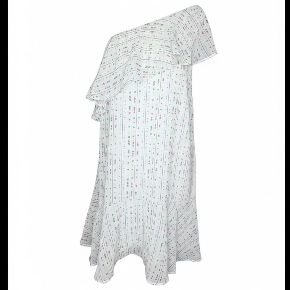 BCBGeneration One Shoulder Ruffled Dress